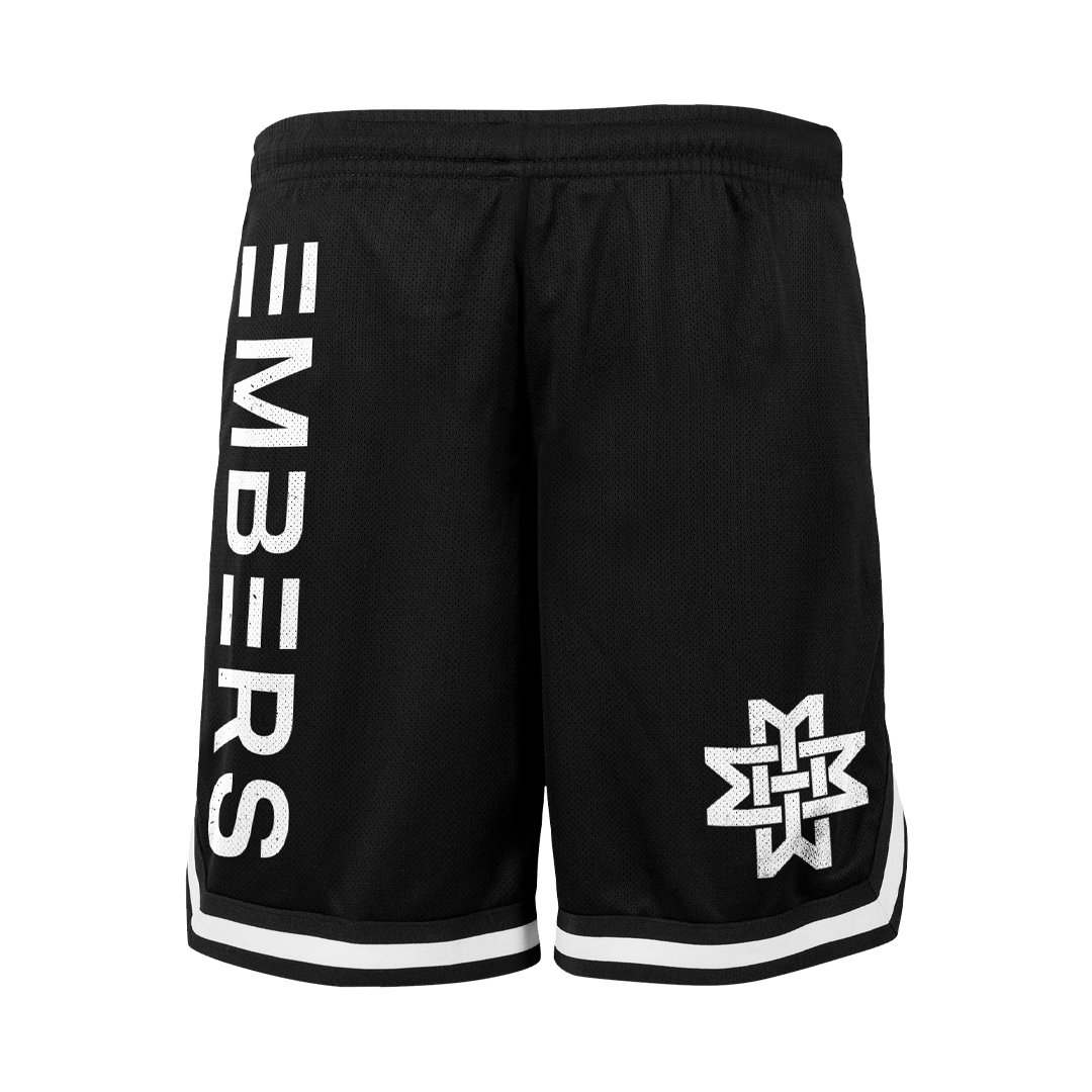 Two-Tone Mesh Shorts