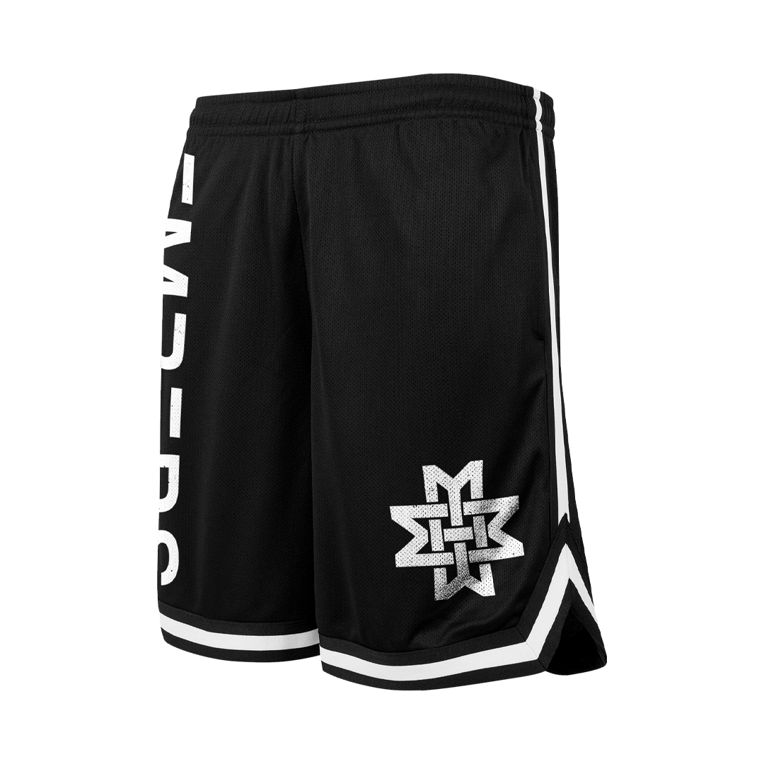 Two-Tone Mesh Shorts