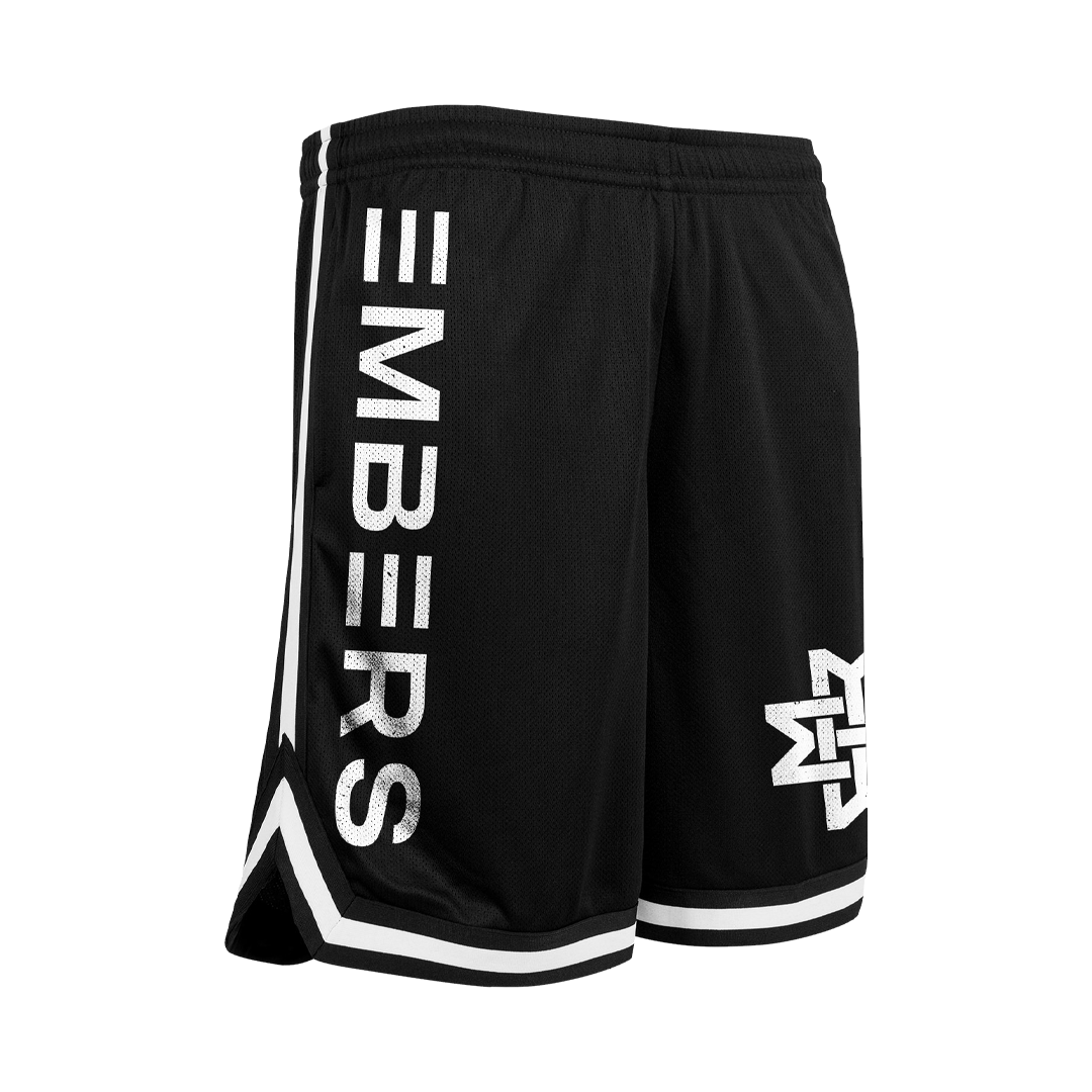 Two-Tone Mesh Shorts